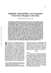Magnitude, Reproducibility, and Components of the