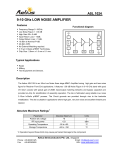 9-10 GHz LOW NOISE AMPLIFIER - Aelius Semiconductors Pte. Ltd.