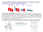 First Example of a Redox-Triggered Electronic Structure Cascade.