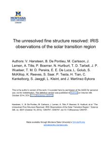 IRIS observations of the solar transition region