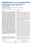 Side Population Is Enriched in Tumorigenic, Stem