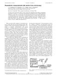 Piezoelectric measurements with atomic force microscopy