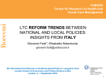 ltc reform trends between national and local policies: insights from italy