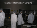 Financial Intermediary Lending