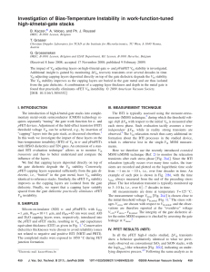 Investigation of Bias-Temperature Instability in