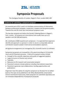 Submit a ZSL Symposium Proposal