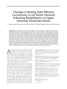 Changes in Resting State Effective Connectivity in the Motor