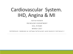 3-PATHOLOGY of IHD,angina, MI 2017, Sufia Husain