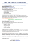 VISCEA 2017 February Conferences Series