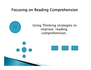 Focusing on Reading Comprehension