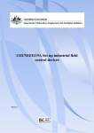 UEENEEI119A Set up industrial field control devices
