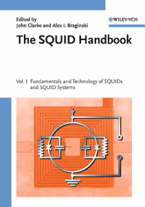 The SQUID Handbook. Vol. 1, Fundamentals and Technology of