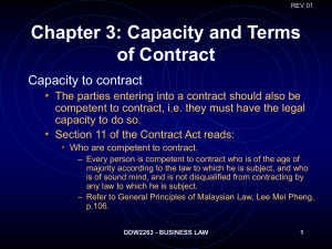 Chapter 1 – Malaysian Legal System