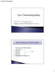 Gas Chromatography 1 C i ( bil h ) Carrier gas (mobile phase