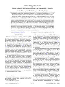 Optimal estimation of diffusion coefficients from single