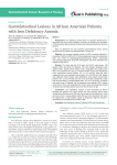 Gastrointestinal Lesions in African American Patients with Iron