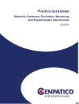 Metabolic Syndrome - Cenpatico Integrated Care