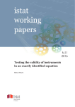 istat working papers