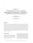 Transition to Low-Carbon Hydrogen Economy in America: