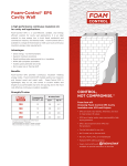 Foam-Control® EPS Cavity Wall