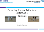 Extracting Nucleic Acids from UK NEQAS LI Samples