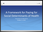 Building a Framework for Paying for Social Determinants of Health