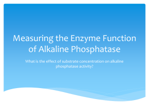 What is the effect of substrate concentration on - jehs