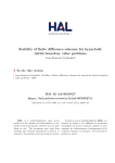 Stability of finite difference schemes for hyperbolic initial - HAL
