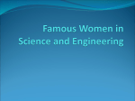 Famous Women in Science and Engineering