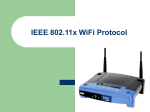 IEEE 802.11x WiFi Protocol
