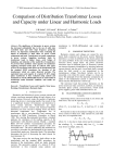 Comparison of Distribution Transformer Losses and Capacity under