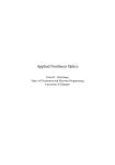 Applied Nonlinear Optics