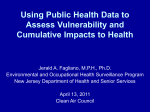 Using Public Health Data to Assess