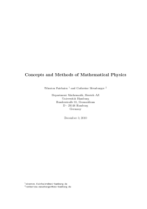 Concepts and Methods of Mathematical Physics - math.uni