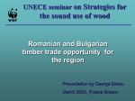 Romanian and Bulgarian timber trade opportunity for the