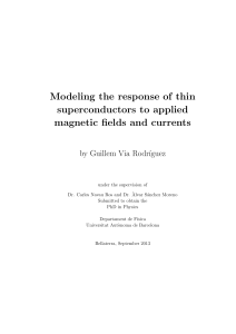 Modeling the response of thin superconductors to applied magnetic