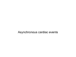 Asynchronous cardiac events