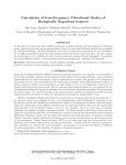 Calculation of Low-Frequency Vibrational Modes of Biologically