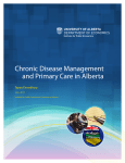 Chronic Disease Management and Primary Care in Alberta