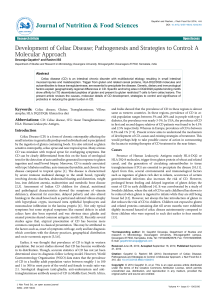 Development of Celiac Disease