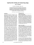 Ligand-protein docking and rational drug design