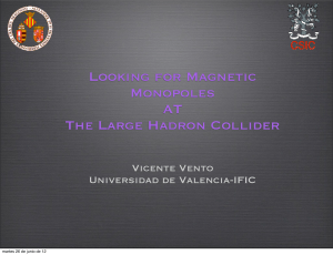 Looking for Magnetic Monopoles AT The Large Hadron Collider