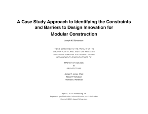 A Case Study Approach to Identifying the Constraints