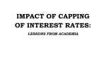 impact of capping of interest rates