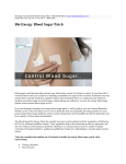 Bio Energy Blood Sugar Patch : Bio Energy Patch