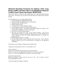 Standard Operating Procedure for Adding a New Long Range (5 MHz)