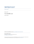 Accountable care - OHSU Digital Commons