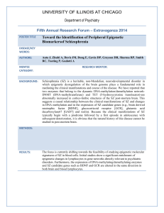 Toward the Identification of Peripheral Epigenetic Biomarkersof