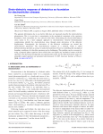 Strain-dielectric response of dielectrics as foundation