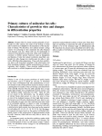 Primary cultures of unilocular fat cells